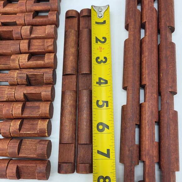 Lot of Vintage Lincoln Logs Parts Replacement Log Pieces Roof Trusses - Picture 7 of 15